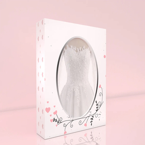 Custom logo Printed Luxury Large Big <strong>Bridal</strong> Wedding Dress Gown Packaging <strong>Box</strong> for Dress - Product Image 6