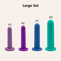 Dilatateurs vaginaux en silicone OEM ODM pour l'entraînement pelvien, ensembles de dilatateurs confortables pour le plancher pelvien