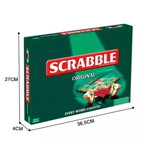 Famille Enfants et Adultes Classique Grille de mots croisés Jeu Jouets Éducatifs Puzzle de Lettre <span class=keywords><strong>Scrabble</strong></span> jeu - Product Image 5