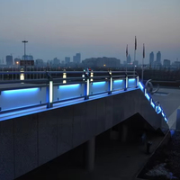 Garde-corps lumineux LED à faible entretien pour ponts et balustrades extérieures, longue durée de vie