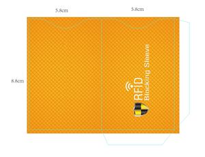 Titulaire de carte bancaire de crédit antivol Couverture de carte anti-interférence bloquant le manchon de carte de lecteur - Product Image 6