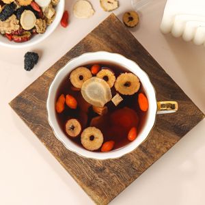 Thé à base de plantes au ginseng mélangé à chaud cinq trésors pour hommes force énergétique fertilité supplément masculin désintoxication rénale sachet de thé - Product Image 3