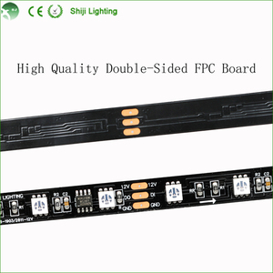 DC12V 5mm Largeur Forme LED Bandes Flexibles, <span class=keywords><strong>48</strong></span> Pcs LED/m <span class=keywords><strong>SMD</strong></span> 5050 RGB LED Bande D'éclairage - Product Image 4