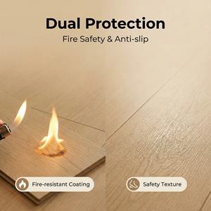 Pavimento <span class=keywords><strong>Laminato</strong></span> Multistrato Ignifugo a Doghe Medie con Sistema Click Lock Antiscivolo E0 Ecologico per Esterni e Parchi - Product Image 4