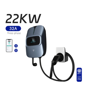 Estación de Carga Inteligente para Vehículos Eléctricos Accio, 7kW 11kW 22kW, <span class=keywords><strong>Wallbox</strong></span> Tipo 1 Tipo 2 GBT, Control por Aplicación RFID, <span class=keywords><strong>Precio</strong></span> al por Mayor para Hogar y Garaje - Product Image 1