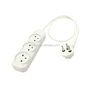 Israël 220 v 16amp 3 pin multi plug socket