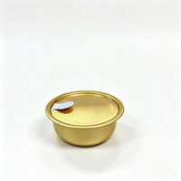 Bol en aluminium de 80 ml pour aliments, idéal pour les nids d'oiseaux, le porridge d'ormeaux, les céréales complètes, les soupes et la mise en conserve de légumes