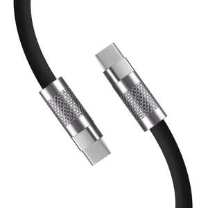 Vente en gros de câble de chargement USBA USB C micro USBL souple en silicone personnalisé pour iPhone Samsung Huawei - Product Image 4