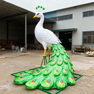 Lớn vuông con công đèn lồng tinh tế Led trang trí nội thất cho tốt nghiệp trở lại trường học Vườn lễ hội & triển lãm văn hóa - Product Image 6