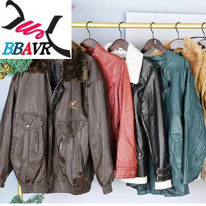 Chaqueta de Invierno Unisex de Cuero Gracer en Oferta, Usada, de Segunda Mano, Alta Calidad, Pedido Mínimo 45 kg - Product Image 3