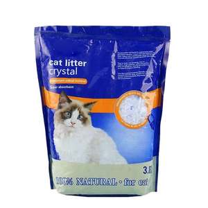 공장 스팟 대형 입자 크리스탈 고양이 쓰레기 흡수성 및 냄새 탈취 실리콘 애완 동물 용품 냄새 없음 고양이 쓰레기 - Product Image 6