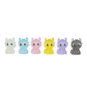 Rainbow Candy DIY Creative Studio - Adorno de resina en miniatura con forma de animal, que brilla en la oscuridad, decoración para el hogar - Product Image 5