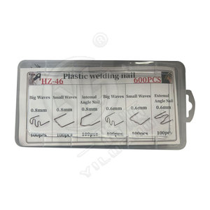 Clous de soudure en plastique Xinyida 600 pièces HZ-46 pour la réparation de pare-chocs automobiles, avec différentes tailles et types, en emballage boîte - Product Image 2