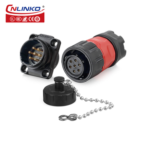 M20 không thấm nước Thông tư nối 7 Pin Bảng điều chỉnh Núi Nam cắm nữ ổ cắm AC Power <span class=keywords><strong>Connector</strong></span> cho màn hình LED - Product Image 2