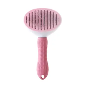 Fabricant vente en gros de fournitures pour animaux domestiques, peigne à poils de chien pour chat et chien, brosse de toilettage, brosse à poils autonettoyante