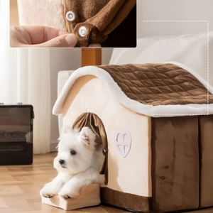 Cama Moderna Personalizada para Perros y Gatos, Casa para Mascotas con Diseño Sólido para Invierno, Uso en Interiores/Exteriores, Servicio OEM, Precio al por Mayor - Product Image 2