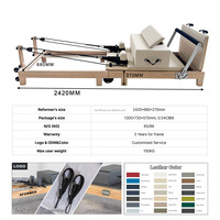 Équipement d'entraînement Pilates Reformer pliable de haute qualité pour usage domestique, personnalisable, pliable et écologique