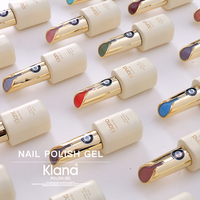 Vernis à Ongles Klana 15 ml, Kit 60 Couleurs, Vernis Gel Semi-Permanent "Soak Off" UV LED, Personnalisation de Logo