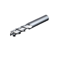 Fraise à queue en carbure pour routeur CNC, fraise plate à 4 dents HRC55, hélice 35° gauche/droite, OEM, AlTiN