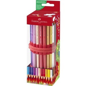 FABER CASTELL - COLOUR GRIP SET 18PZ CARNET DE CRAYONS DE COULEUR EN ROTOLO - Product Image 1