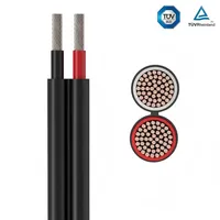 Câble Solaire DC Guoning PV en Cuivre Étamé, Bi-âme, PV1-F, 4mm, 6mm, 10mm, 16mm, Vente Chaude