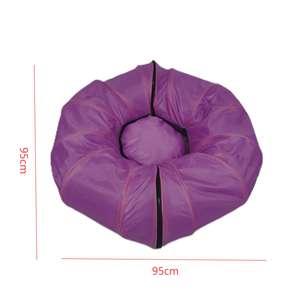 Benutzer definiertes lila Indoor-Haustier bett im Freien mit einfachem Öffnen und Falten Bequemes Boden kissen Ideal für das Schlafen und Spielen von Katzen und Hunden - Product Image 5