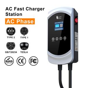 Chargeur mural pour véhicule électrique DLB, type 1, type 2, 32A, AC, 11kW, station de recharge, câbles de 5 m, OCPP1.6J, état neuf, norme d'interface GB - Product Image 4