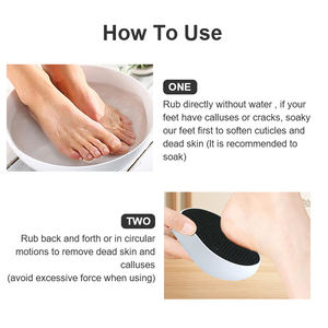 Mini haute qualité Pro personnalisé Laser Logo Nano verre pied fichier poignée 2 en 1 Double face callosités cristal <span class=keywords><strong>cheveux</strong></span> <span class=keywords><strong>gomme</strong></span> 2025 nouveau - Product Image 6