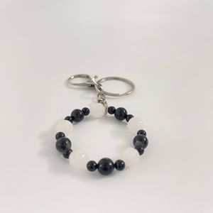 สร้อยข้อมือลูกปัดแฟชั่นแบบ DIY สายคล้องข้อมือแบบสั้นเคสโทรศัพท์มือถือสายคล้องทำจากวัสดุคริสตัลระดับพรีเมียม - Product Image 1