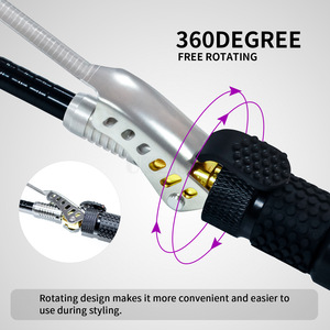 Chuyên nghiệp tiệm hớt tóc người đàn ông tóc Curler gốm ion uốn sắt tóc Waver tóc con lăn Curler nhiệt 360 độ xoay - Product Image 5