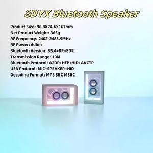 ลำโพงบลูทูธแบบพกพาที่ใช้ไฟจากแบตเตอรี่พร้อมไฟ RGB เพื่อการสื่อสาร - Product Image 4