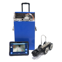Robot d'inspection de canalisation CCTV avec caméra laser à zoom 10x 360° °   Rotation 220 °   Sonde d'inspection pour canalisations d'égouts de 150 à 3000 mm