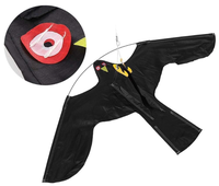 Cerf-volant répulsif pour oiseaux de jardin, cerf-volant en tissu nylon, dispositif de répulsion pour la décoration de jardin, ferme, cour