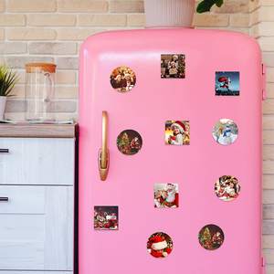 Magnete da <span class=keywords><strong>frigorifero</strong></span> in bianco 3x3 pollici, <span class=keywords><strong>magneti</strong></span> da frigo quadrati, <span class=keywords><strong>magneti</strong></span> <span class=keywords><strong>decorativi</strong></span> in bianco - Product Image 4