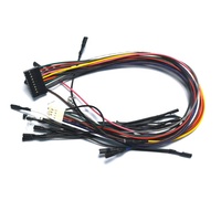 Kabel Harness Joystick DuPont 2.54 Kustom, Terminal NH2.5 187 Plug Spring-Lock Cold Crimp untuk Konsol Game