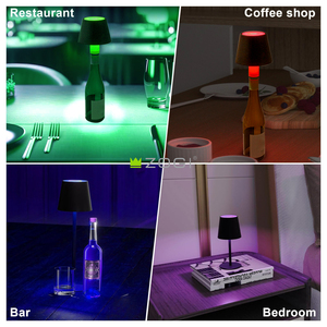 Lampe de salon RGB Light Morden Lighting lampe de table de bureau LED de chevet rechargeable - Product Image 5