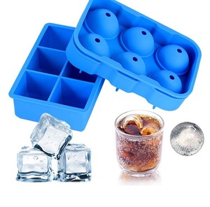 Usine sans BPA 6er forme ronde machine à glaçons Silicone moule à crème glacée personnalisé OEM & ODM <span class=keywords><strong>glaçon</strong></span> - Product Image 1