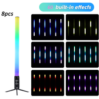 Tube LED Pixel sans fil 2,4G portable IP65 pour extérieur, batterie 360°, DMX, éclairage de scène pour DJ, fête, KTV, entrepôt européen