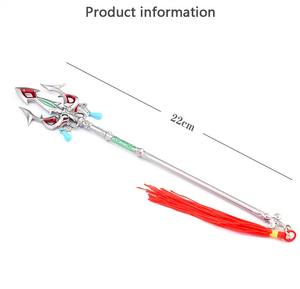 De Legende Van <span class=keywords><strong>Zelda</strong></span> Link 'S Lichtschaal & Ceremoniële Drietand 22Cm Metalen Model-Bureau Decor Kids Cadeau Tas Charme Groothandel - Product Image 2