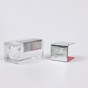 Luxury Electroplated Aluminum <b>Label</b> Custom Logo Adhesive Metal Nameplate <b>Waterproof</b> for Perfume Cosmetic & Luxury Packaging - Product Image 5