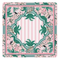 Maßgefertigte Art-Deco-Muster Blumen Cabana Grün&Rosa Acryl Luxus 160 Mahjong-Steine Amerikanisches Set