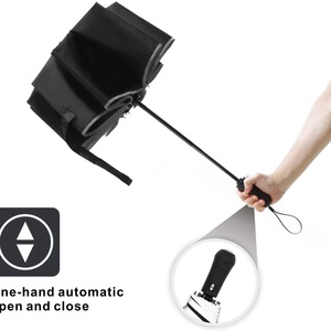 Inverted <b>Umbrella</b> Reflective Stripe Lightweight Folding <b>Umbrella</b> Folding Reverse LED <b>Umbrella</b> - Product Image 4