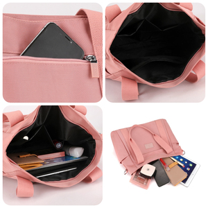 Borse di Lusso per <span class=keywords><strong>Donna</strong></span> di Grande Capacità, Vendita all'Ingrosso, Borsa Tote <span class=keywords><strong>Oxford</strong></span> Personalizzata con Chiusura Aperta, Borsa a Tracolla Antifurto con Logo - Product Image 3