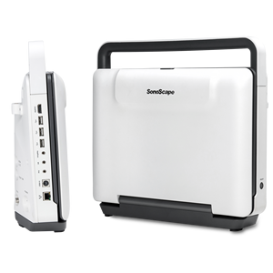 Ecógrafo Portátil Veterinario SonoScape E1V en Blanco y Negro, Máquina Digital <span class=keywords><strong>con</strong></span> Sonda <span class=keywords><strong>de</strong></span> Ultrasonido para Diagnóstico Animal y Uso Clínico - Product Image 4