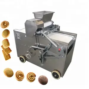 Automatic Small Wire Cut Cake Macaron Biscuit Cookie Form Make Maker Depositor Machine Price For Make