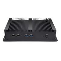 HYSTOU Nouveau Mini PC industriel 6 RS232 COM HD VGA Core I7 8550U/i5 8250U Linux Win 10/11 4GB DDR4 SSD Ordinateur de bureau sans ventilateur