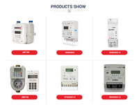 Medidor de Electricidad Prepago RF Compatible con JMAO STS, Precisión Clase 1, Certificado ISO9001, Monofásico, Pantalla LCD Digital