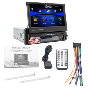 Groothandel Single Din 7 Inch Touchscreen Stereo Auto Auto Mp5 Speler <span class=keywords><strong>Android</strong></span> 1 Din Gps Navigatie Voor Auto Audio Stereo Dvd-Speler - Product Image 6