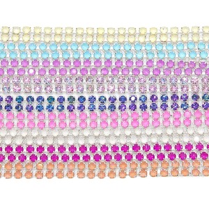 Chaîne de strass 2/2,5 mm, chaîne à griffes dense, accessoires de bijoux pour coques de téléphone DIY, vente en gros - Product Image 5
