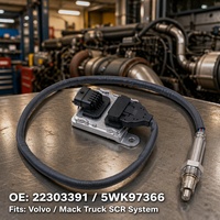 Sensor SCR NOx 22303391 / 5WK97366 para Camiones Volvo / Mack